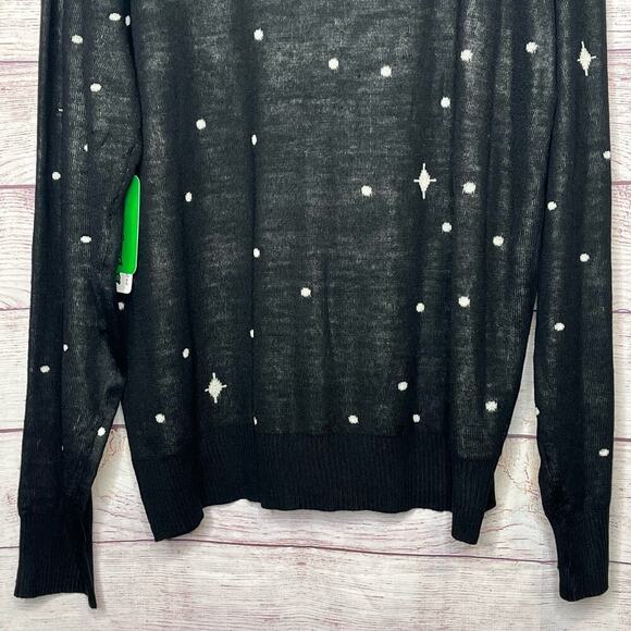 Tipsy Elves Men's Black Santa Ugly Christmas Unicorn Sword Sweater New Size XL - Picture 9 of 9